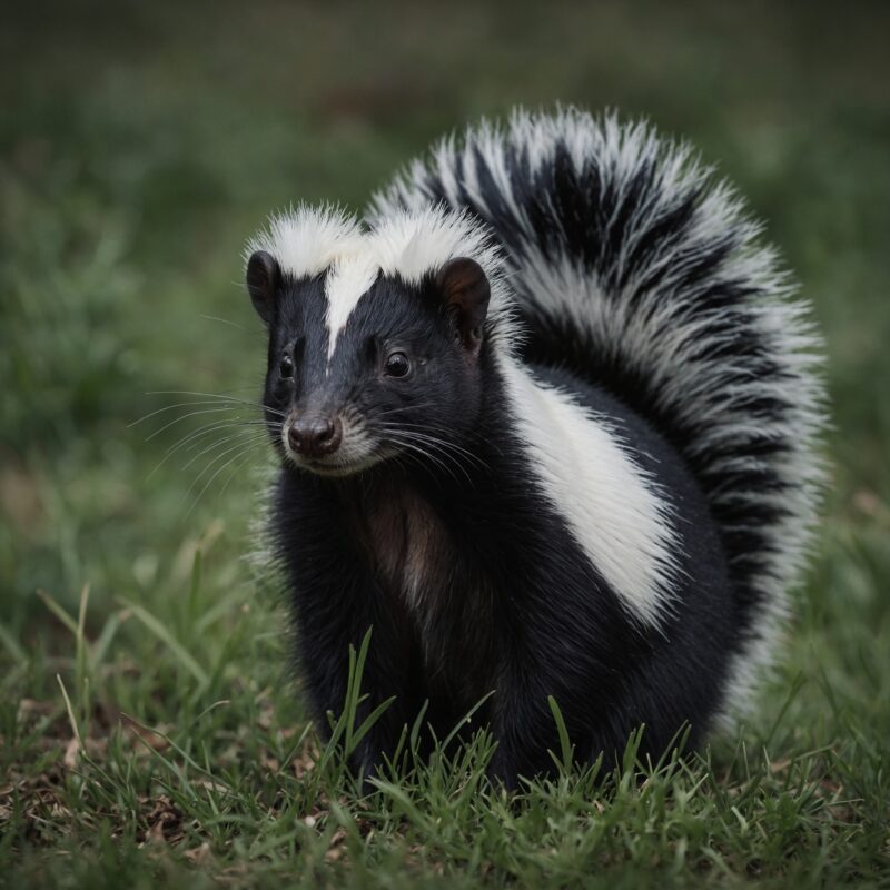 The,Skunk,Is,A,Small,To,Medium-sized,Mammal,Known,For